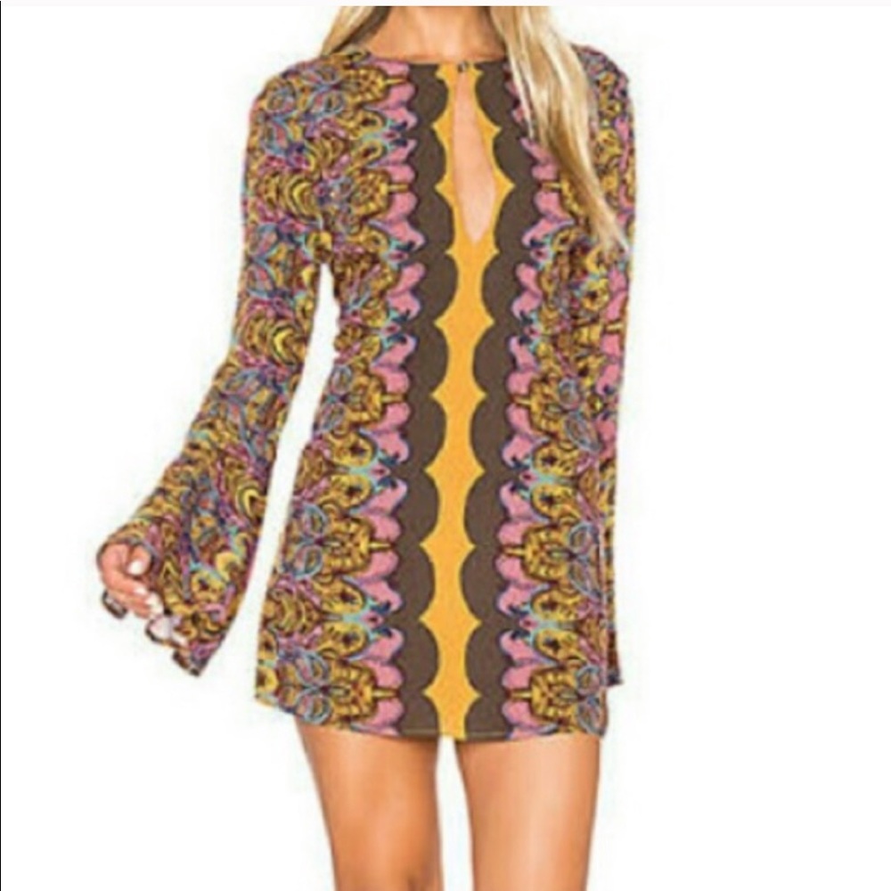 Free People Bell Sleeved Dress